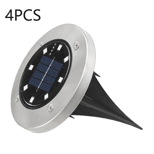 Transform Your Garden with Color Changing LED Solar Underground Lights - Waterproof Buried Lamps for a Stunning Outdoor Ambiance