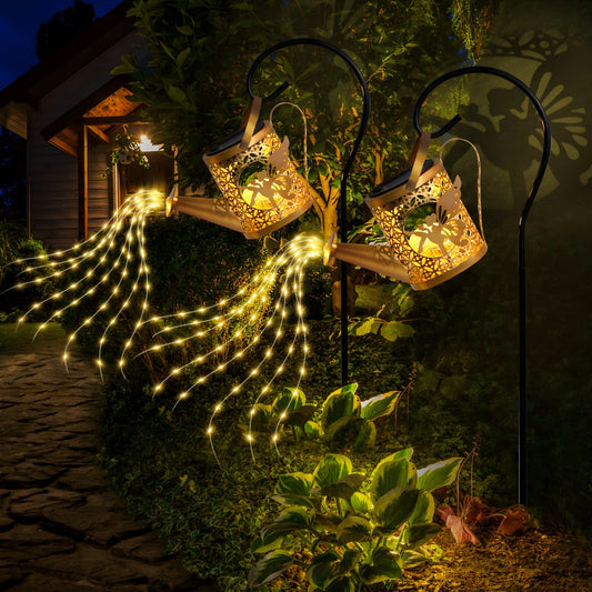 Enchanting Solar Watering Can Garden Lights - Waterproof Outdoor Decor for Patios, Yards, and Pathways - Ideal Gift for Garden Lovers!