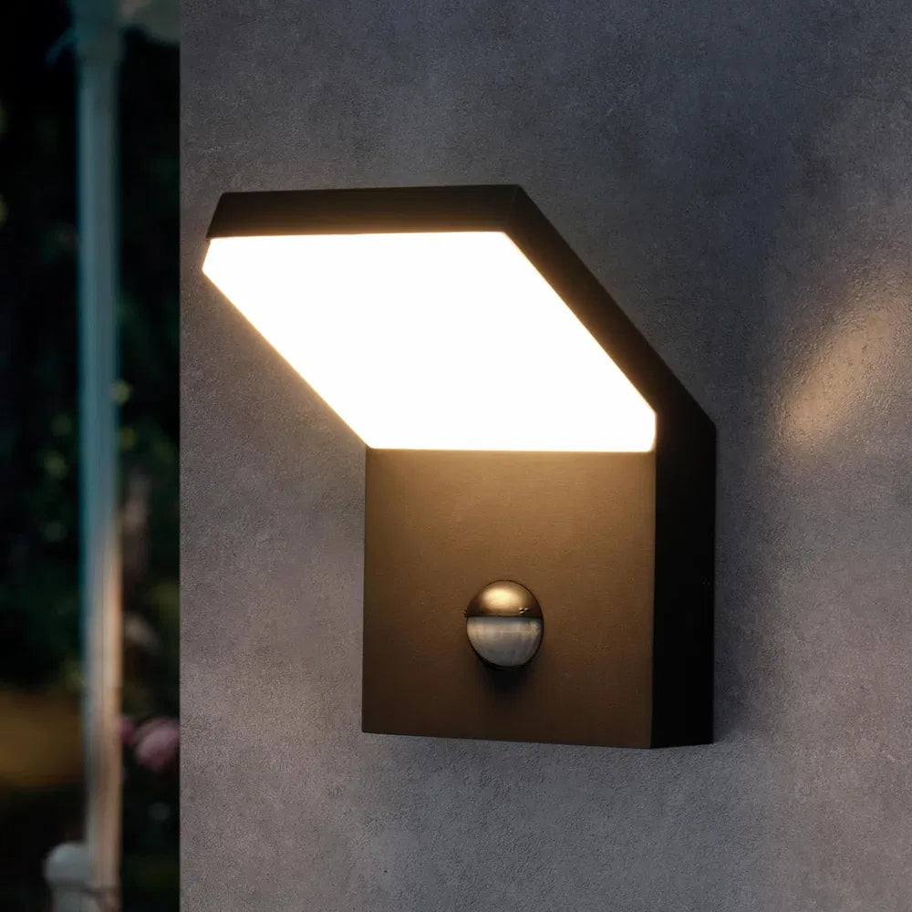 Stylish Inowel Outdoor LED Wall Light with Motion Sensor - Elegant Wall Sconce Lantern Fixture