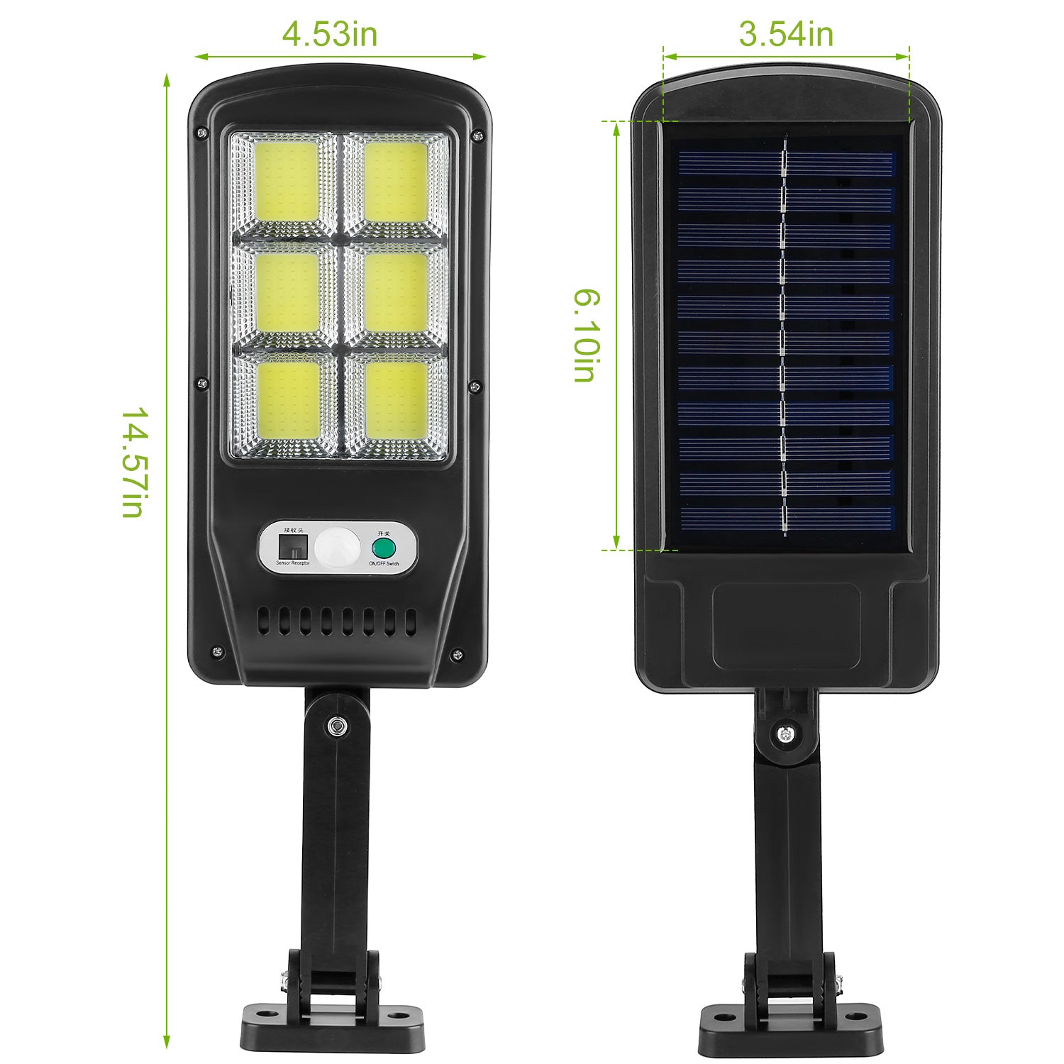 Illuminate Your Outdoors with the 450W Solar Motion Sensor Wall Light - Waterproof, 3 Modes & Remote Control for Ultimate Convenience!