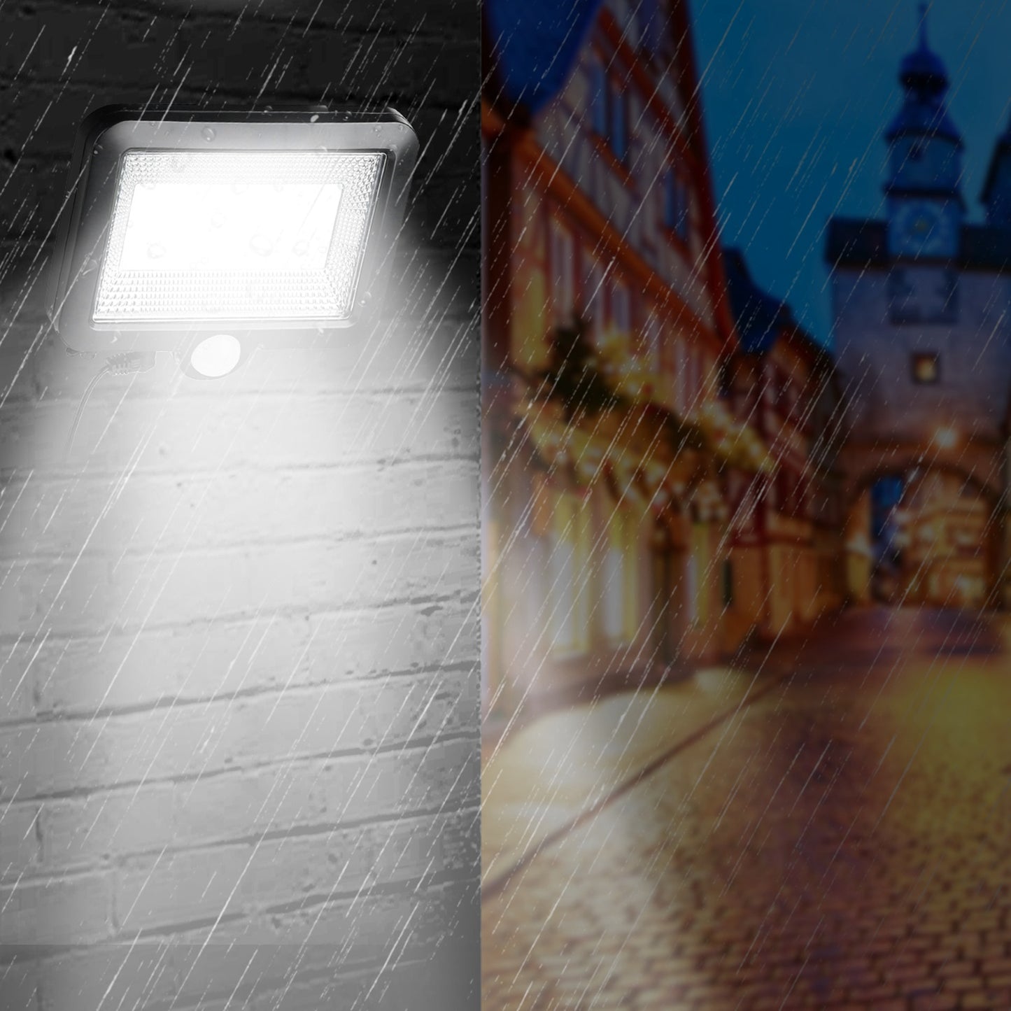 Transform Your Outdoor Space with Waterproof Solar Motion Sensor Wall Lights - Perfect for Front Door & Deck!