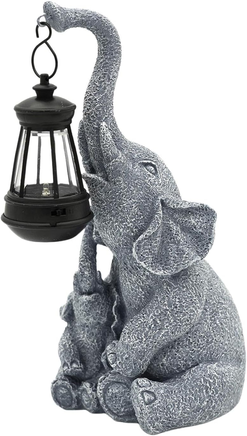 Enchanting Solar Elephant Light - Ideal for Indoor & Outdoor Decor, Garden Charm & Front Porch Accent