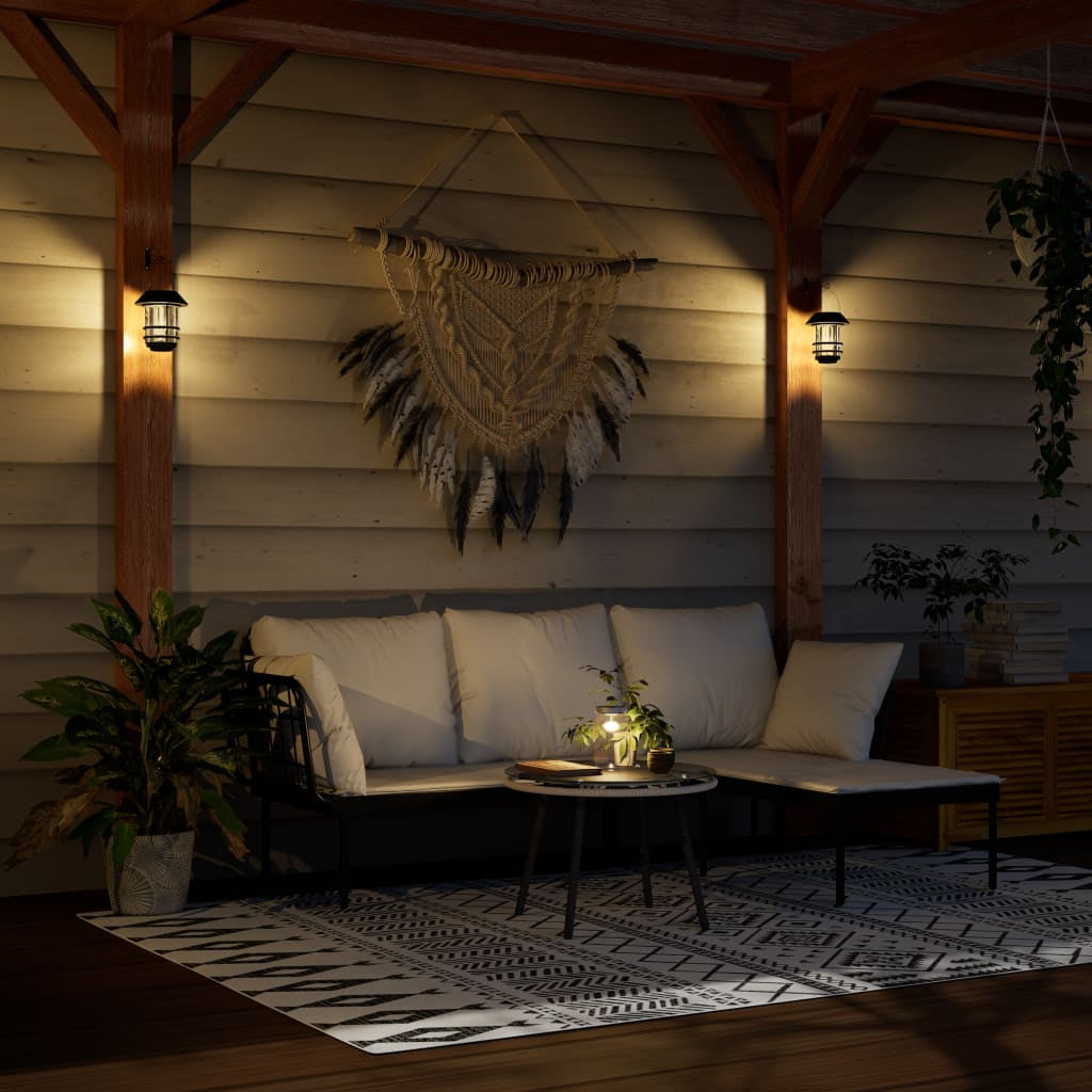 Illuminate Your Outdoors Effortlessly: 2-Pack Solar Wall Lights for a Brighter Space