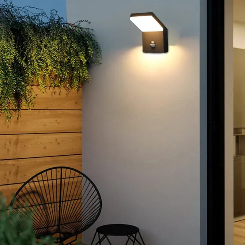 Stylish Inowel Outdoor LED Wall Light with Motion Sensor - Elegant Wall Sconce Lantern Fixture
