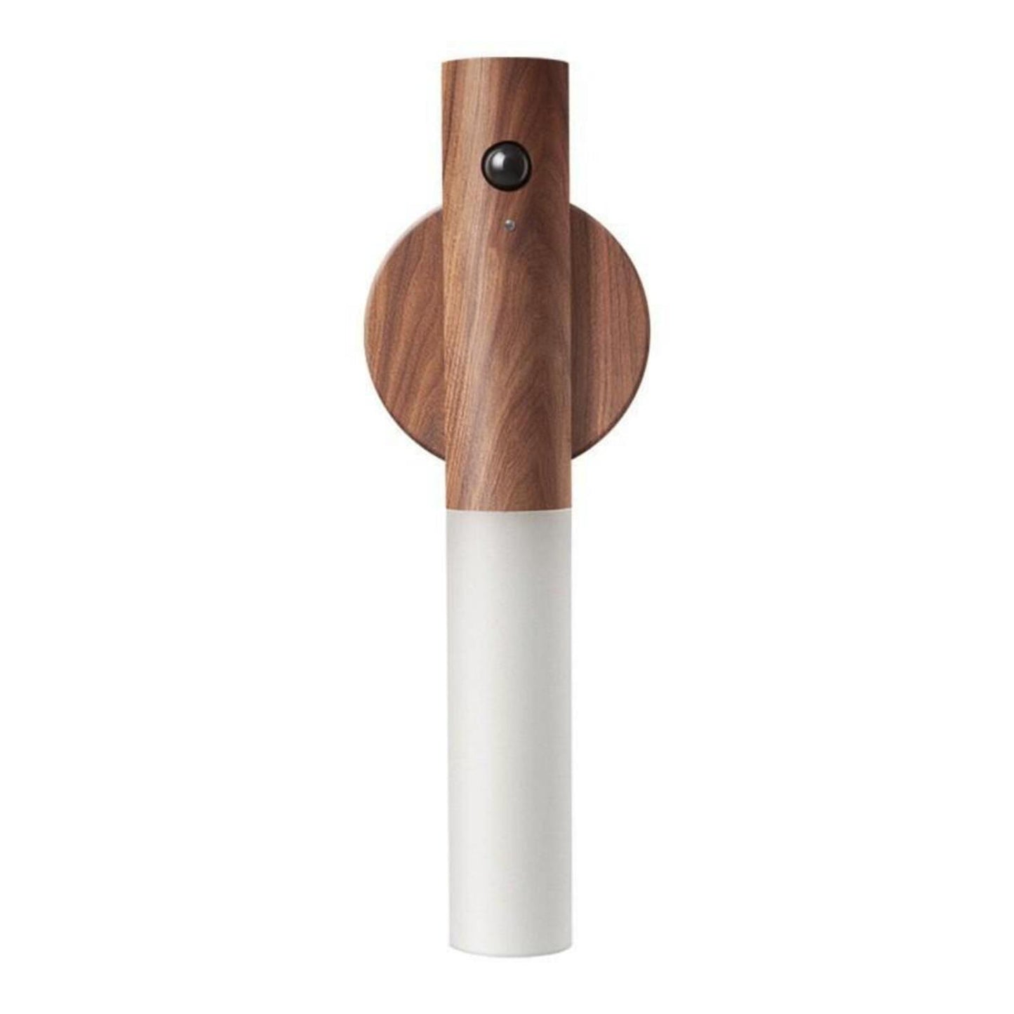 Magnetic Rechargeable Motion Sensor Night Light - Stylish Wooden LED Sconce for Bedroom, Hallway, and Stairs