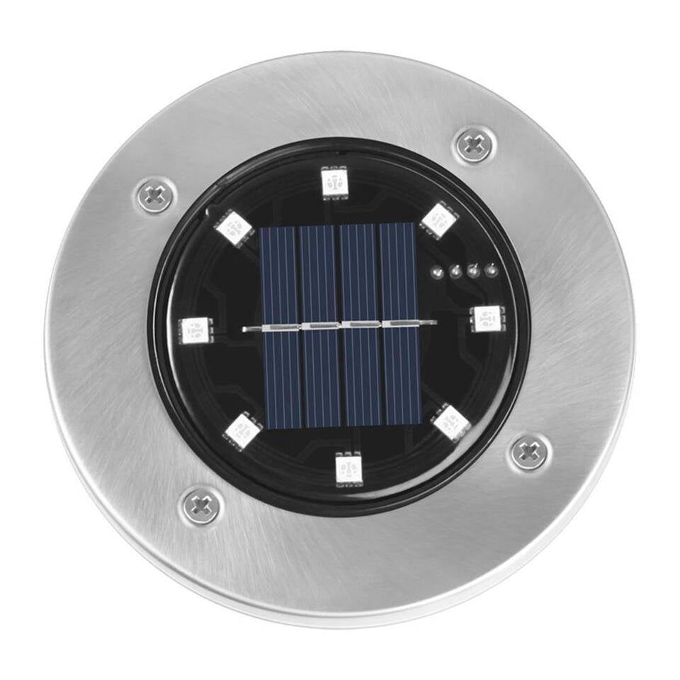 Transform Your Garden with Color Changing LED Solar Underground Lights - Waterproof Buried Lamps for a Stunning Outdoor Ambiance