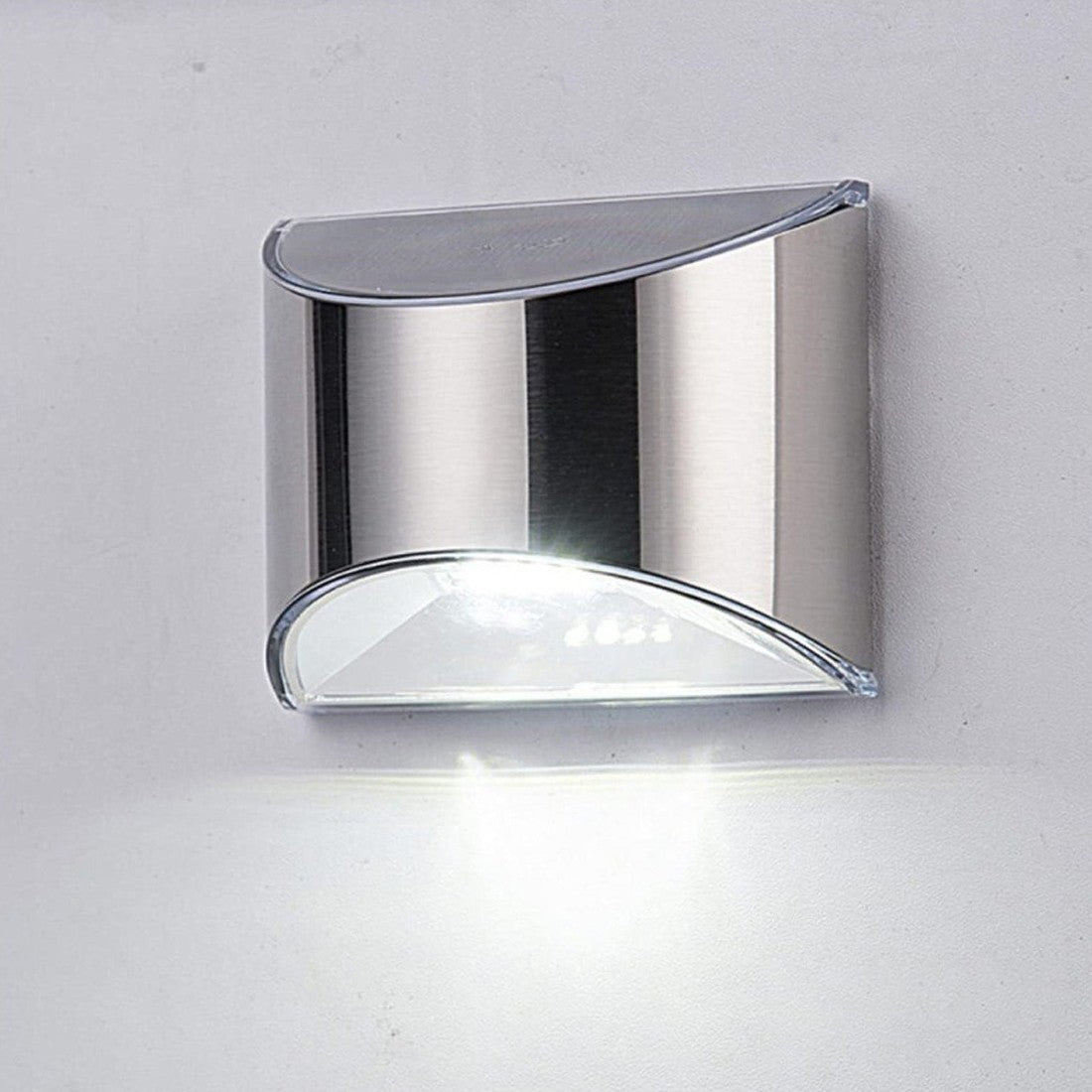 Illuminate Your Outdoors: 4-Pack Ultra Bright Solar LED Garden Wall Lights for Doors & Fences