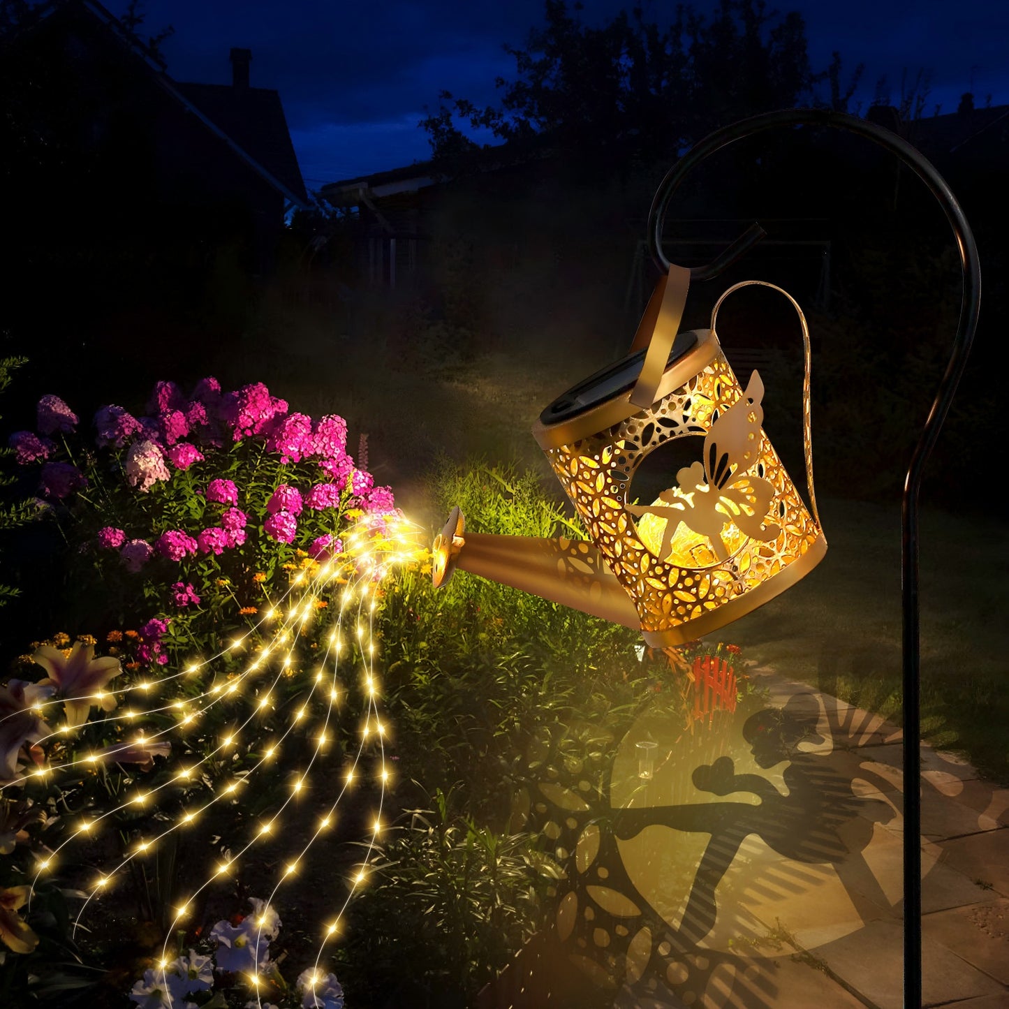 Enchanting Solar Watering Can Garden Lights - Waterproof Outdoor Decor for Patios, Yards, and Pathways - Ideal Gift for Garden Lovers!