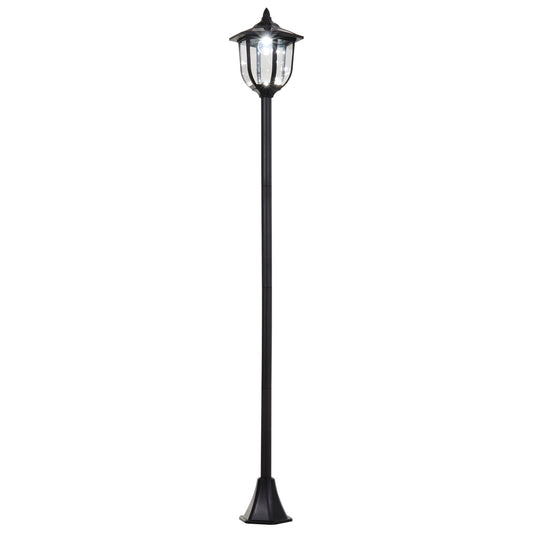 Transform Your Outdoor Spaces with a 1.77M Solar Post Lamp - Elegant LED Lantern for Pathways and Gardens