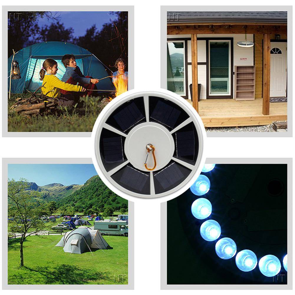 Illuminate Your Flag with the 42 LED Solar Flag Pole Light - Perfect for Outdoor Camping and Tent Use!
