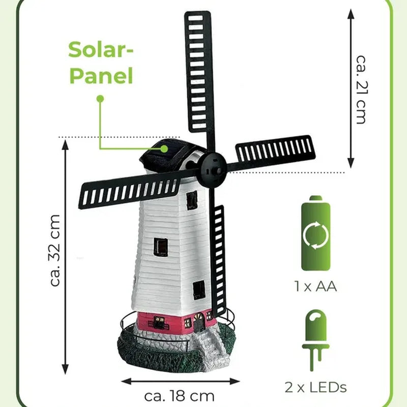 Transform Your Outdoor Space with Stunning LED Solar Windmill Lights - Ideal for Ponds and Balconies!
