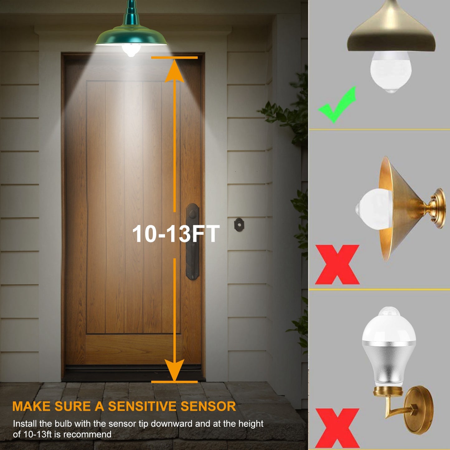 Revolutionary Smart E27 Motion Sensor LED Bulb - 9W 6500K Automatic Dusk to Dawn Lighting for Home & Garden