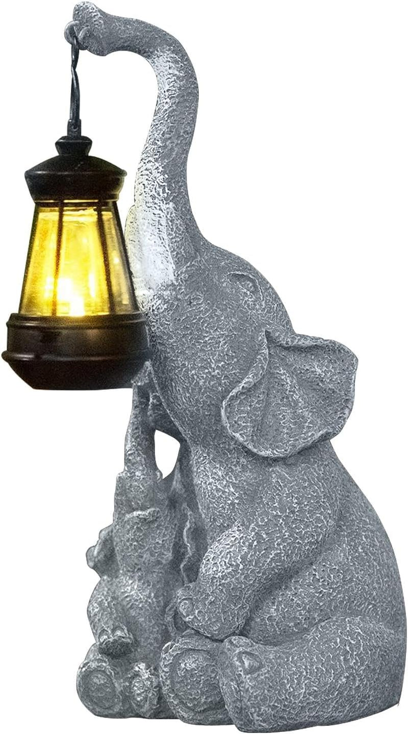 Enchanting Solar Elephant Light - Ideal for Indoor & Outdoor Decor, Garden Charm & Front Porch Accent