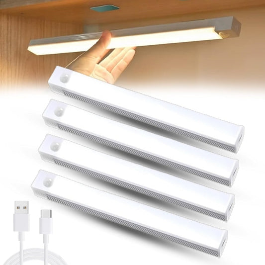 Versatile Rechargeable Motion Sensor LED Light - Effortless Magnetic Installation for Indoor Convenience