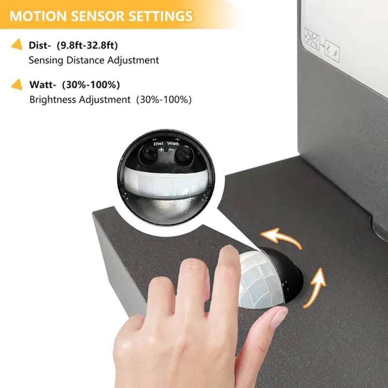 Sleek Modern Outdoor Motion Sensor Wall Light - Elegant Sconce Lantern for Porch & Front Door