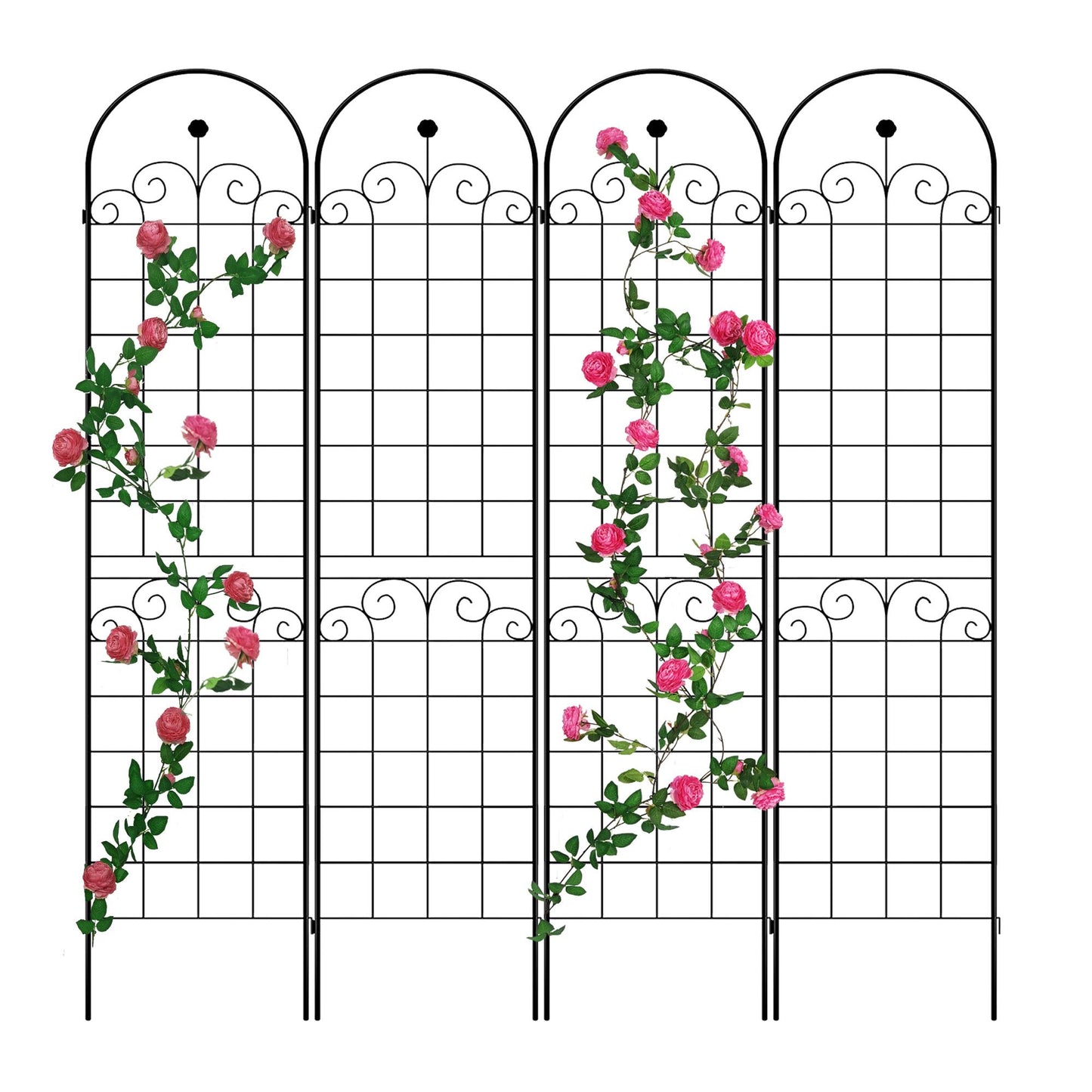 Stunning Elegant Metal Garden Trellis for Beautiful Climbing Plants