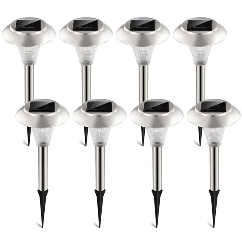 Transform Your Outdoors with 8-Pack Color Changing Solar Garden Lights - Waterproof IP44 Pathway Lamps for Breathtaking Landscapes!