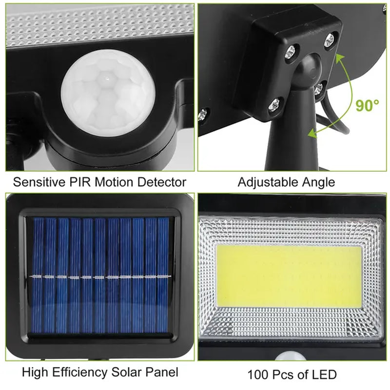 Transform Your Outdoor Space with Solar-Powered LED Motion Sensor Wall Lights