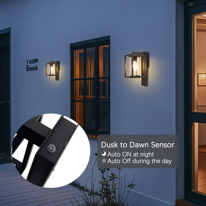 Illuminate Your Outdoors: Smart Motion Sensor Wall Light - Durable Aluminum for All Night Protection