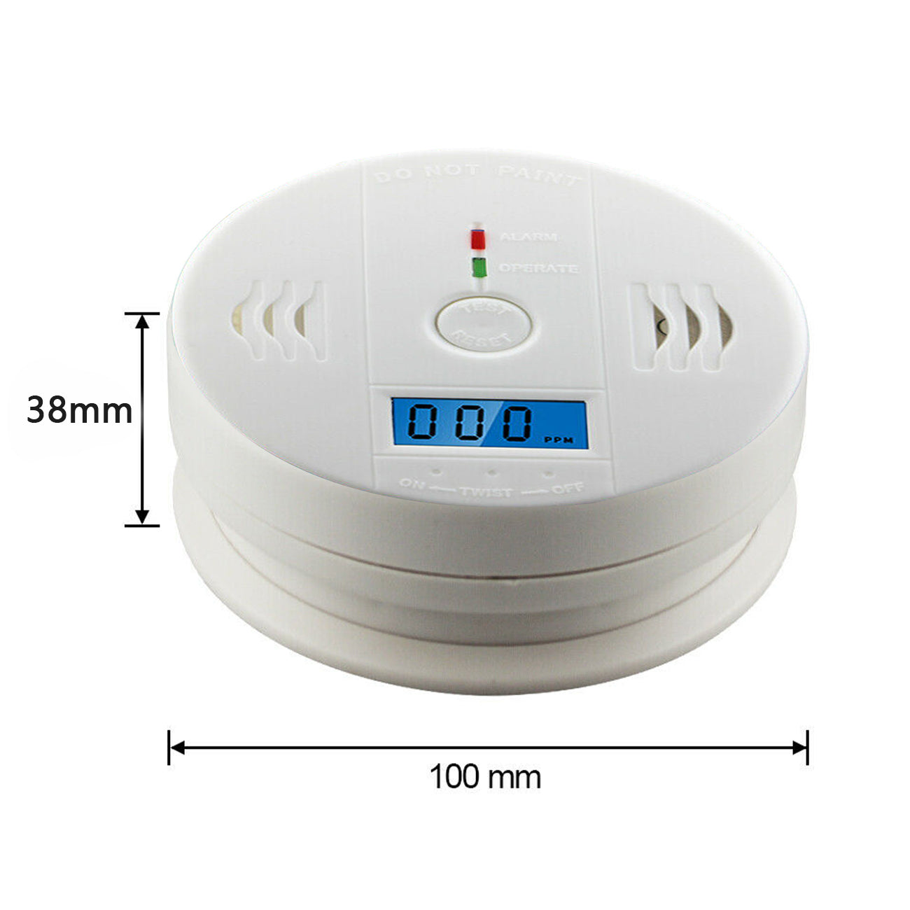 Ultimate CO Carbon Monoxide Alarm - Dependable Poison Detection & Safety Alert System