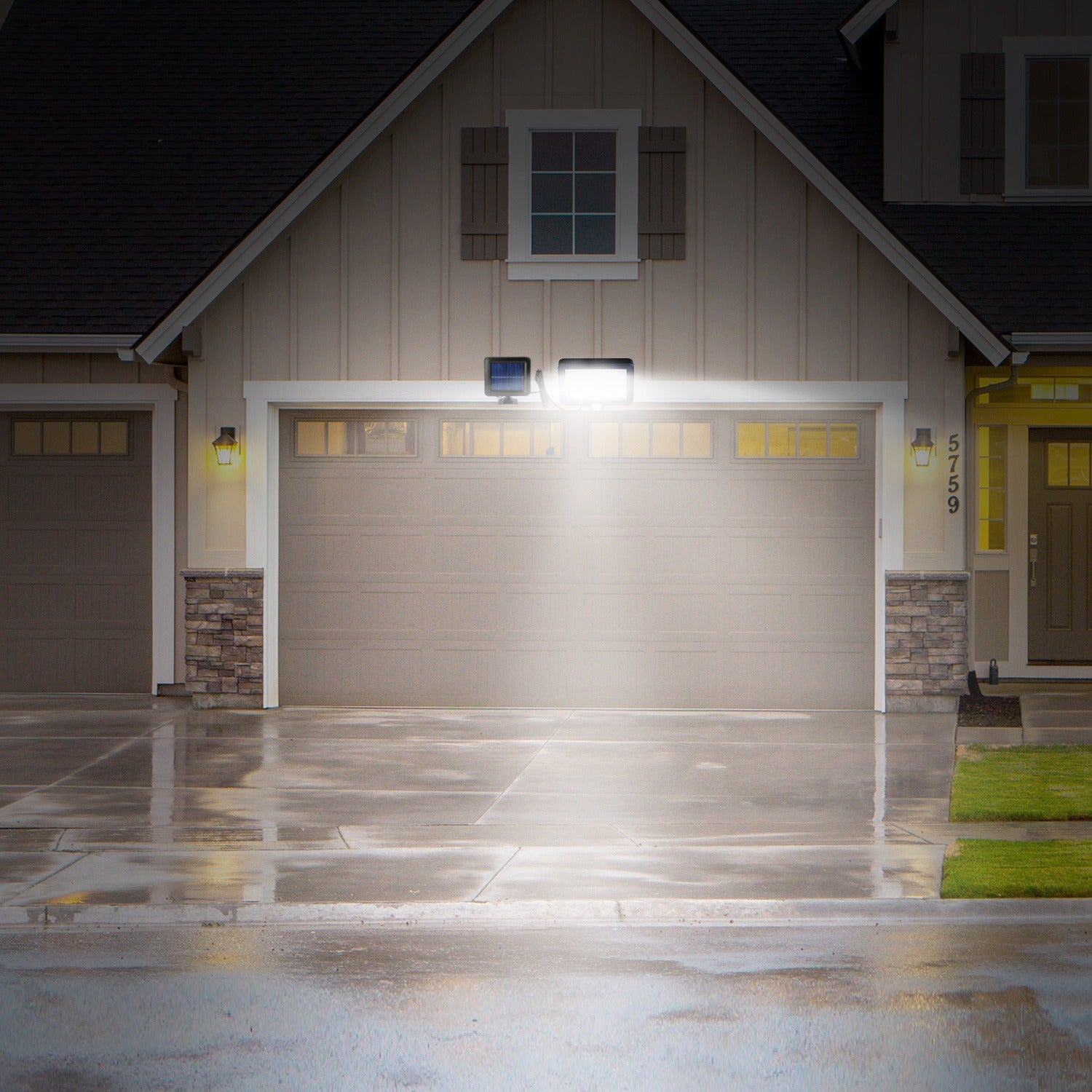 Transform Your Outdoor Space with Waterproof Solar Motion Sensor Wall Lights - Perfect for Front Door & Deck!