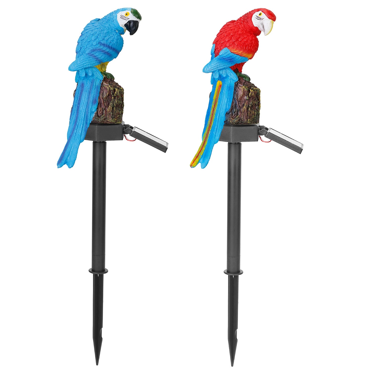 Transform Your Outdoor Space with Waterproof Solar-Powered Parrot Garden Lights - Perfect LED Decor for Lawn, Driveway & Patio!