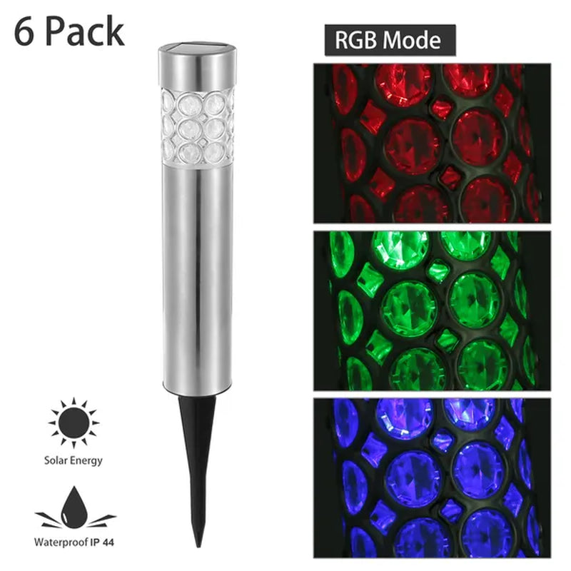 Transform Your Garden with Solarek 6 Pack Waterproof RGB Solar Lights - Ultimate Lawn Décor Solution!