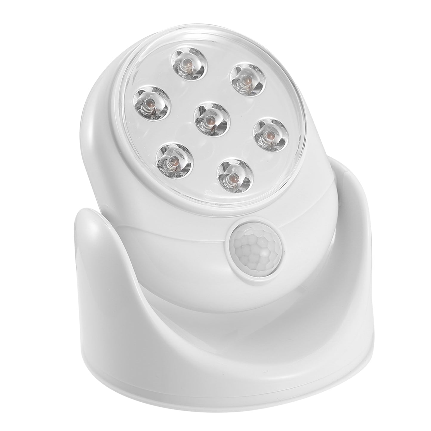 Revolutionary Wireless 360° LED Spotlight with Motion Sensor - Perfect Battery-Powered Night Lamp for Closets & Bathrooms, 23ft Sensing Range!