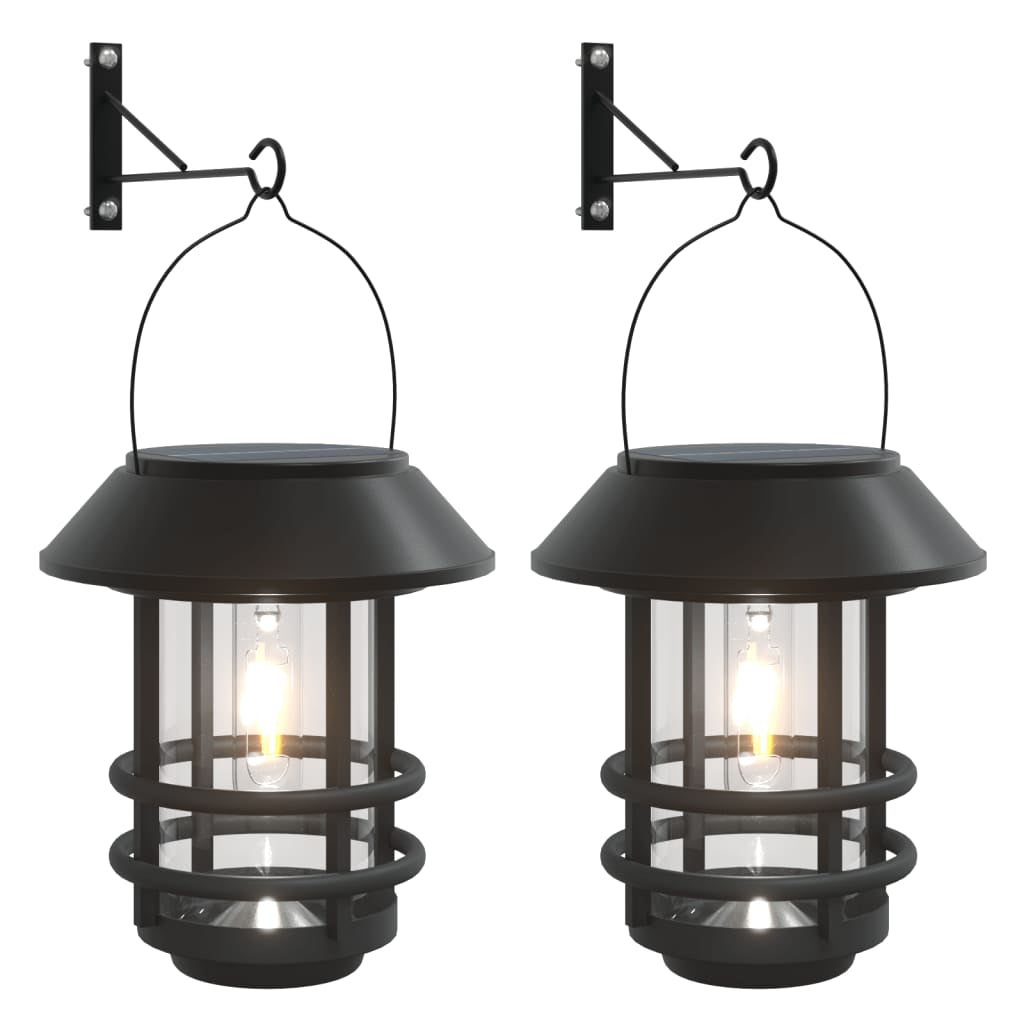 Illuminate Your Outdoors Effortlessly: 2-Pack Solar Wall Lights for a Brighter Space