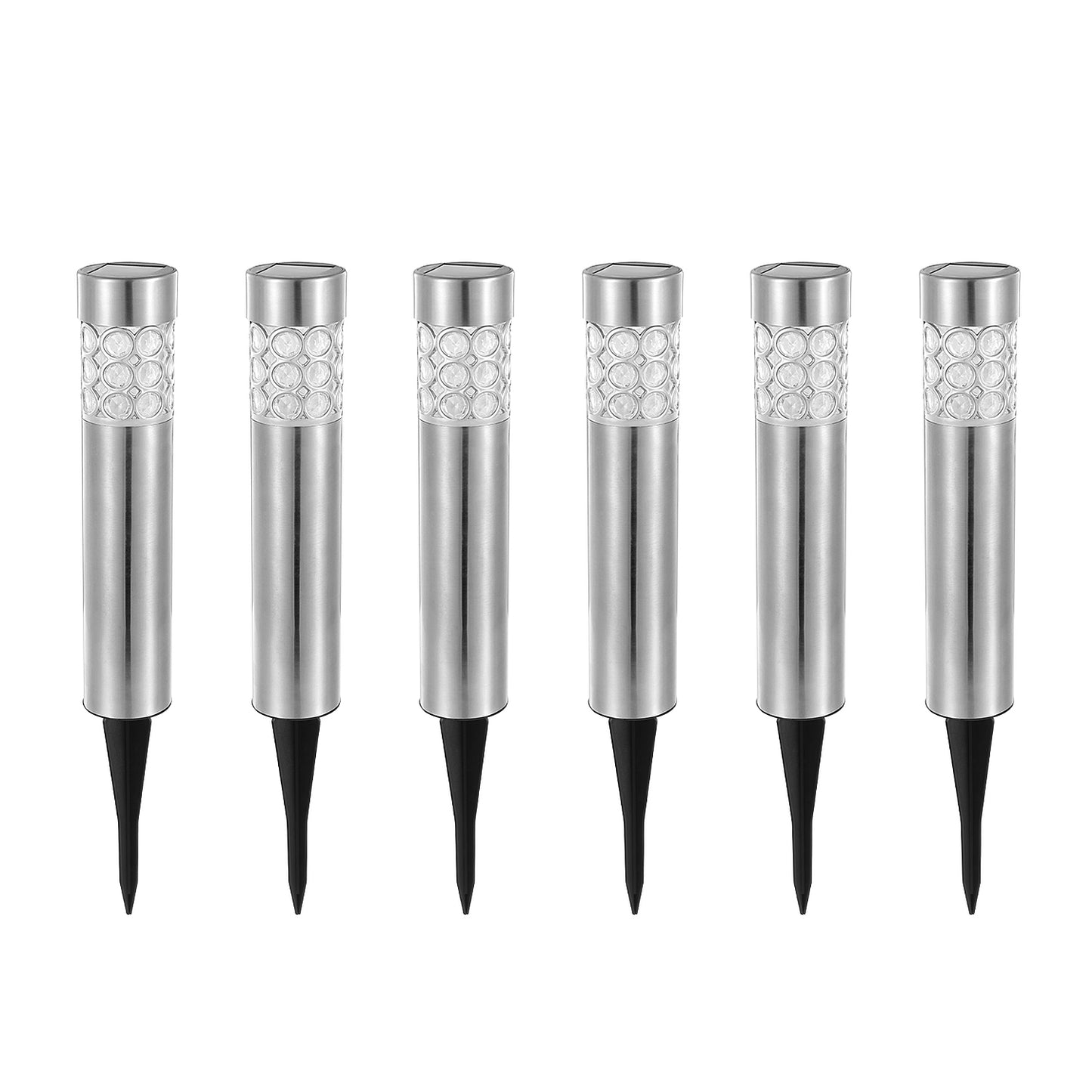 Illuminate Your Garden: 6-Pack Waterproof Solar RGB Color Changing Pathway Lights