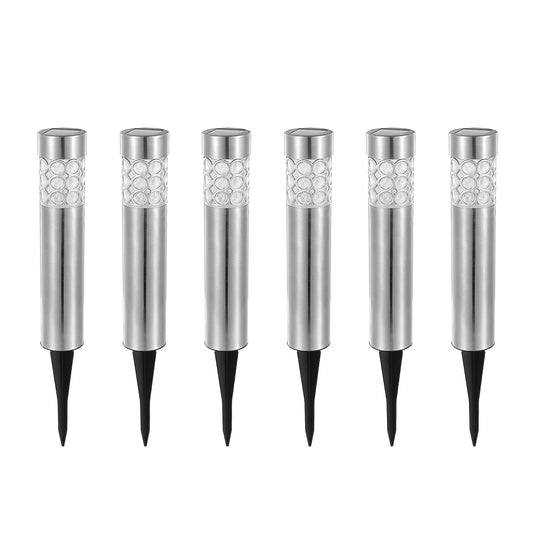 Illuminate Your Garden: 6-Pack Waterproof Solar RGB Color Changing Pathway Lights