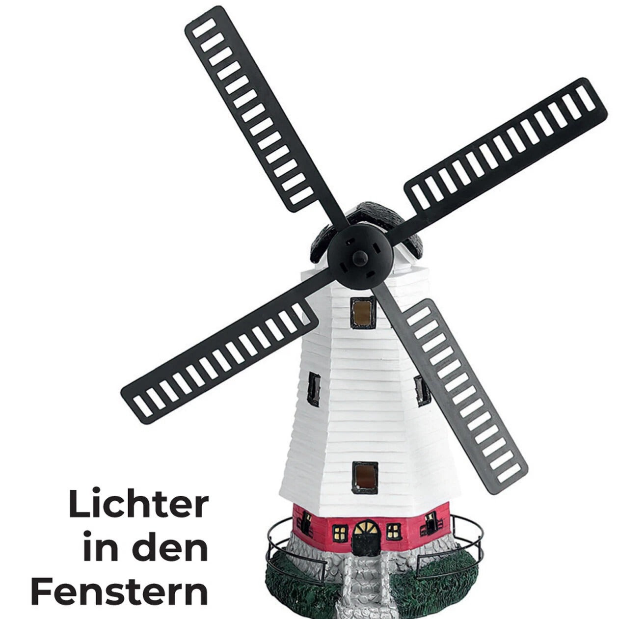 Transform Your Outdoor Space with Our Solar Windmill Light – Ideal for Gardens, Ponds, and Balconies!
