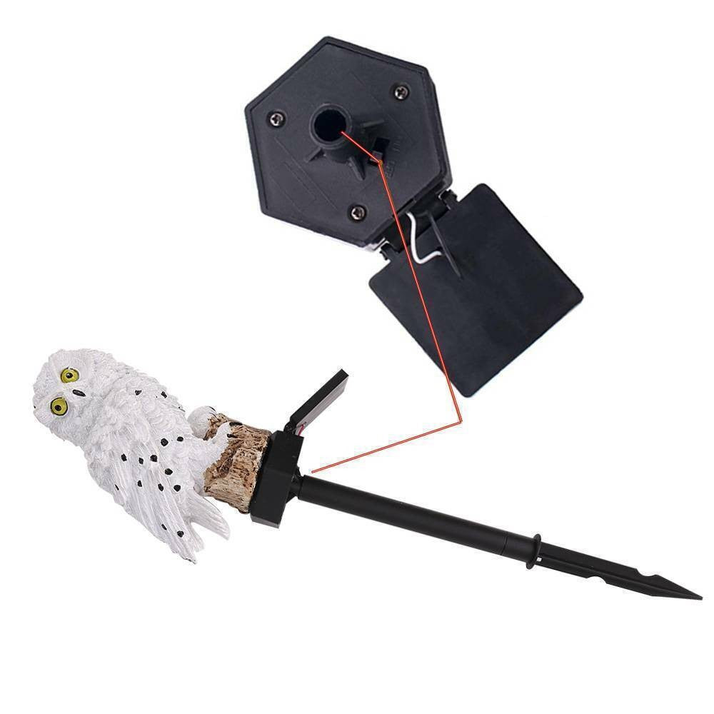 Transform Your Outdoor Space with Waterproof Solar Owl Garden Lights - Perfect for Pathways, Yards & Patios!