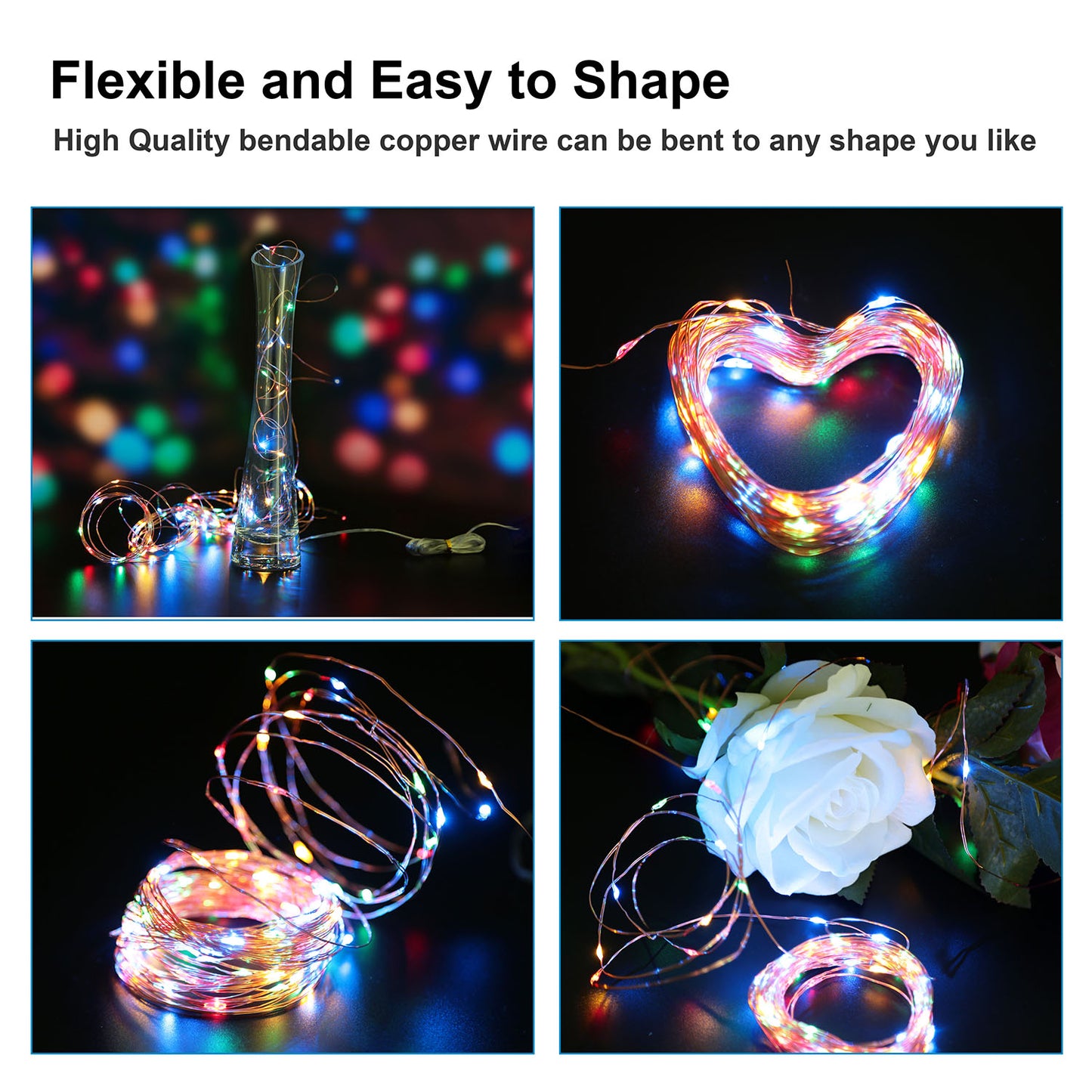 Illuminate Your Outdoor Events with Versatile Waterproof Solar String Lights - Perfect for Weddings, Parties, and Festivals!
