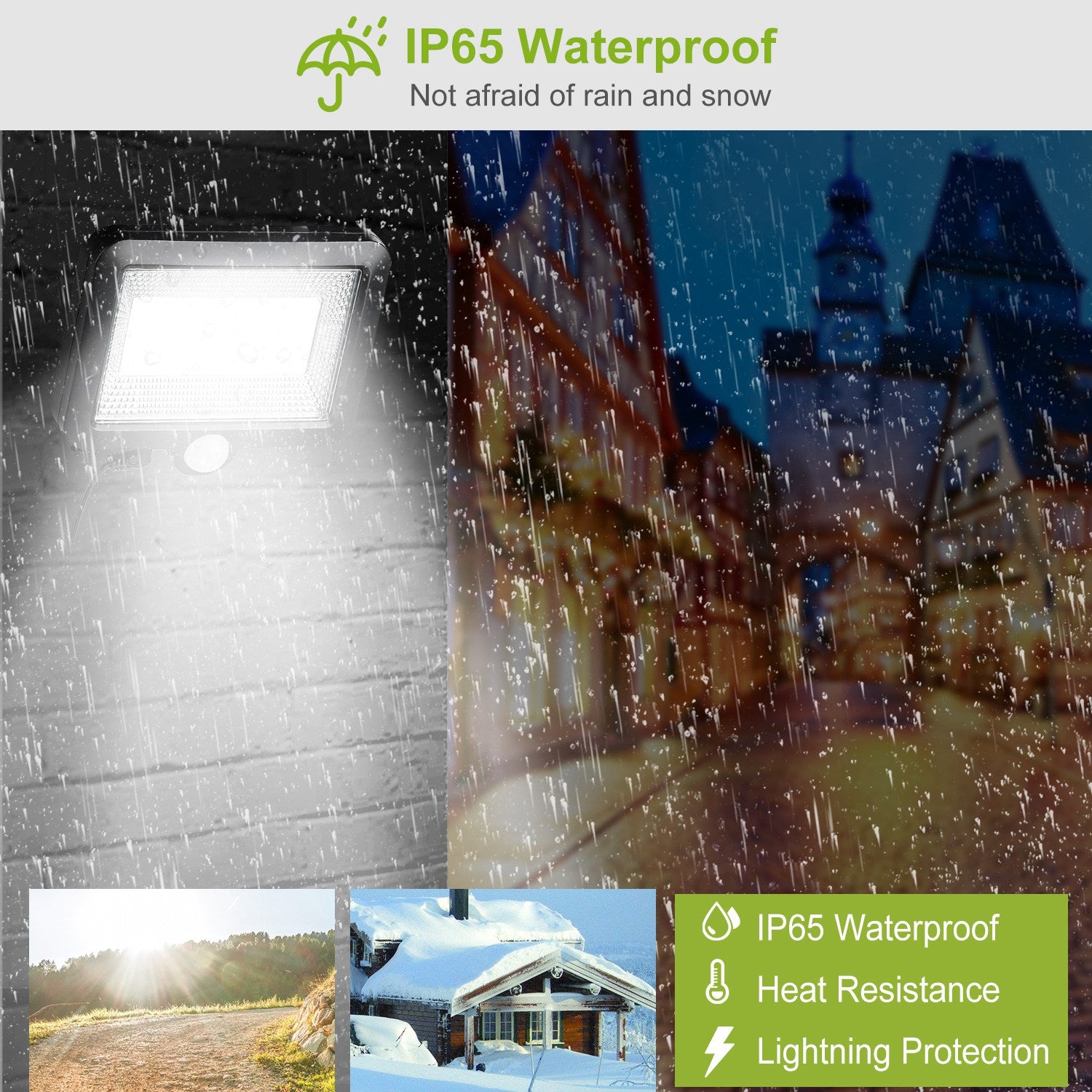 Transform Your Outdoor Space with Waterproof Solar Motion Sensor Wall Lights - Perfect for Front Door & Deck!