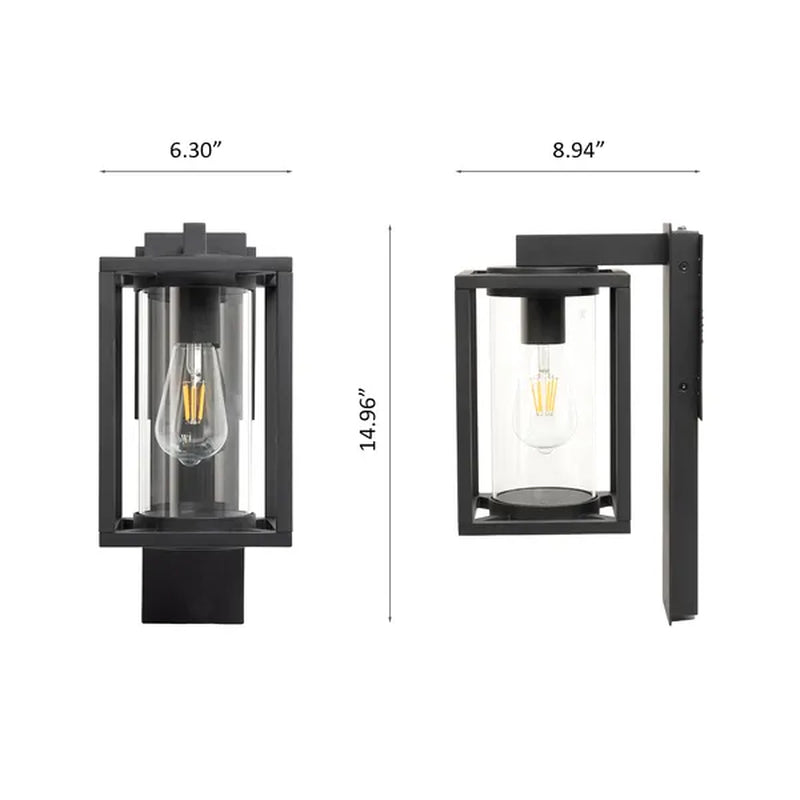 Illuminate Your Outdoors: Smart Motion Sensor Wall Light - Durable Aluminum for All Night Protection