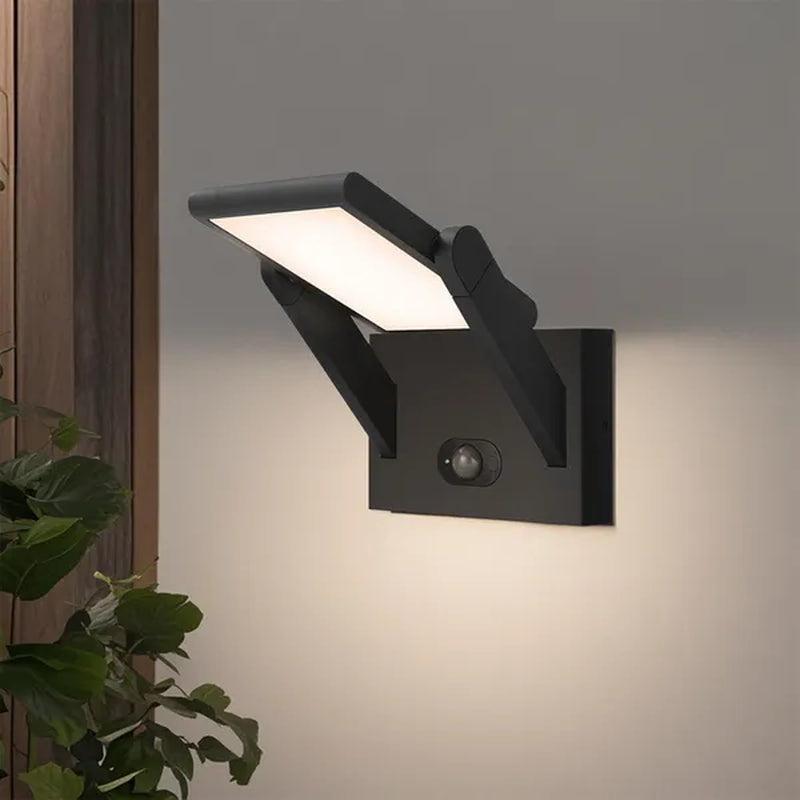 Illuminate Your Outdoors with Inowel Dimmable Solar Motion Sensor Wall Lights - Elegant Sconces for Patios & Porches!
