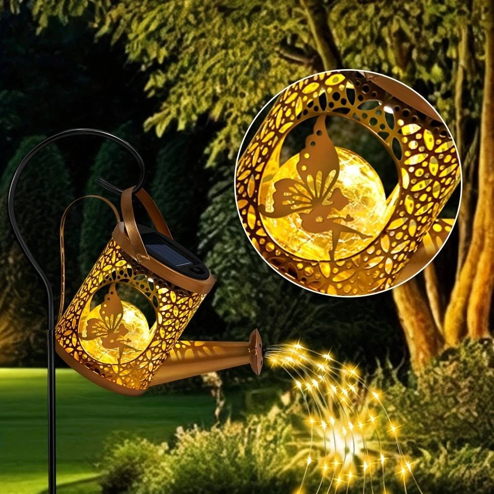 Enchanting Solar Watering Can Garden Lights - Waterproof Outdoor Decor for Patios, Yards, and Pathways - Ideal Gift for Garden Lovers!