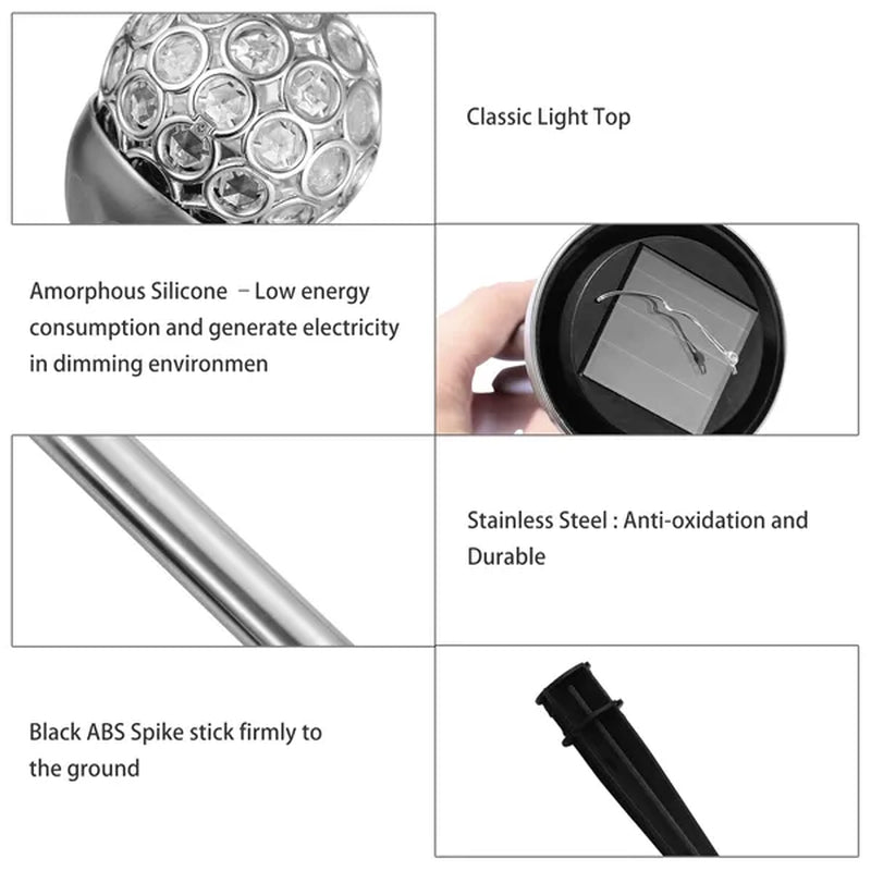 Transform Your Garden with Solarek 3-Piece Waterproof RGB Solar Ball Lights - Ideal for Outdoor Decor and Festive Celebrations!
