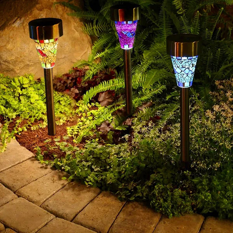 Transform Your Outdoors: 6-Pack Solar Garden Pathway Lights - Durable, Waterproof & 8-Hour Illumination for Driveways & Walkways