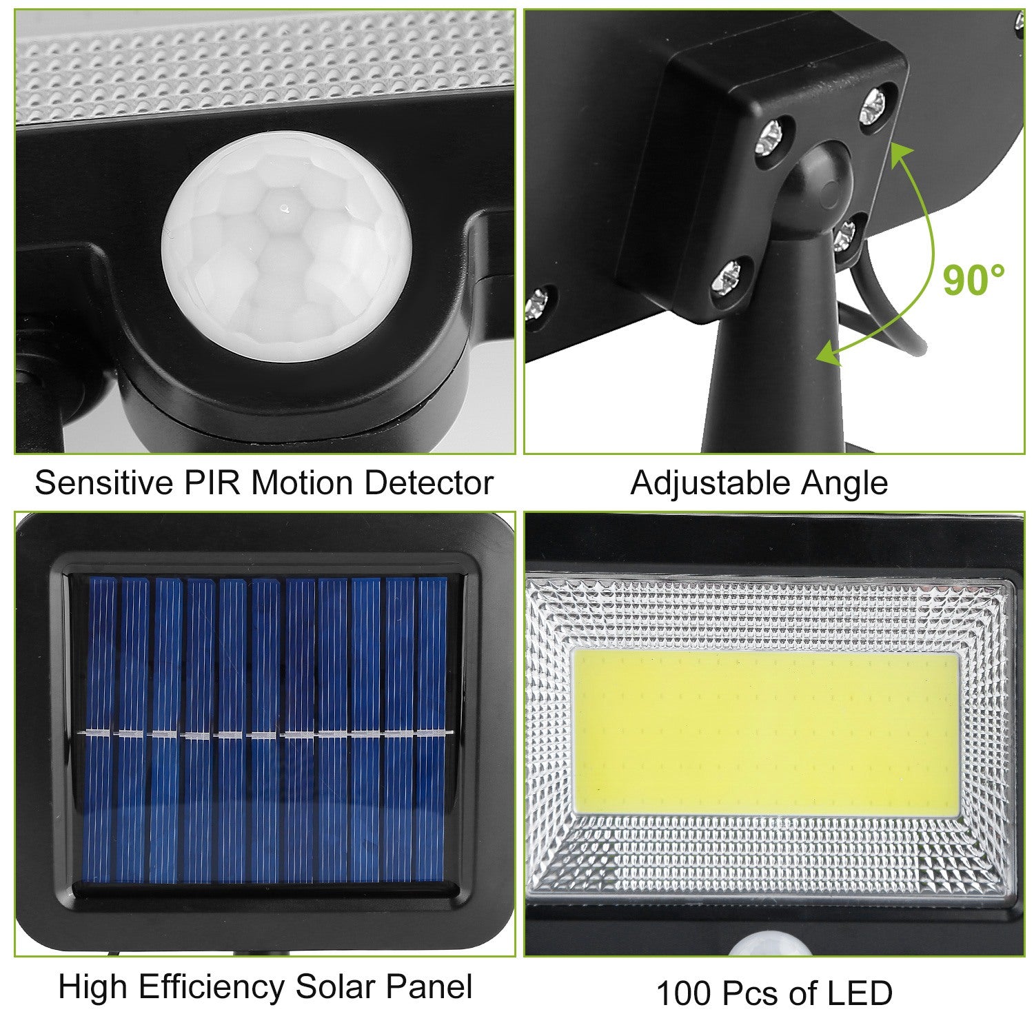Transform Your Outdoor Space with Waterproof Solar Motion Sensor Wall Lights - Perfect for Front Door & Deck!