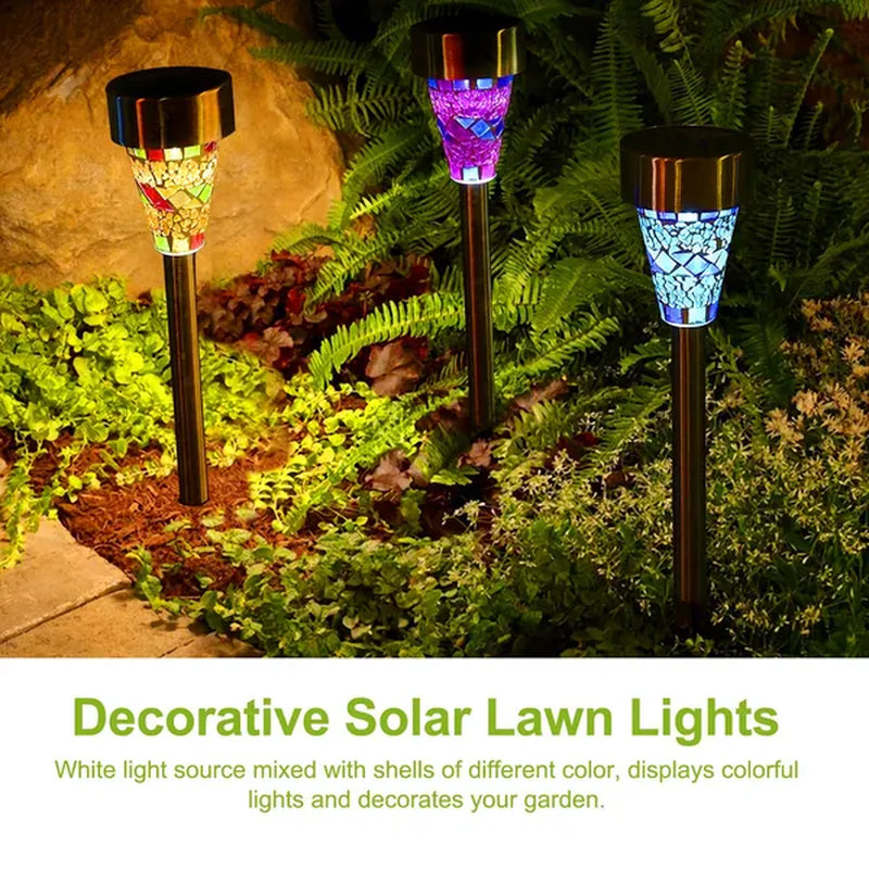 Illuminate Your Outdoors with 6-Pack Waterproof Solar Garden Lights - Perfect for Pathways and Landscape!