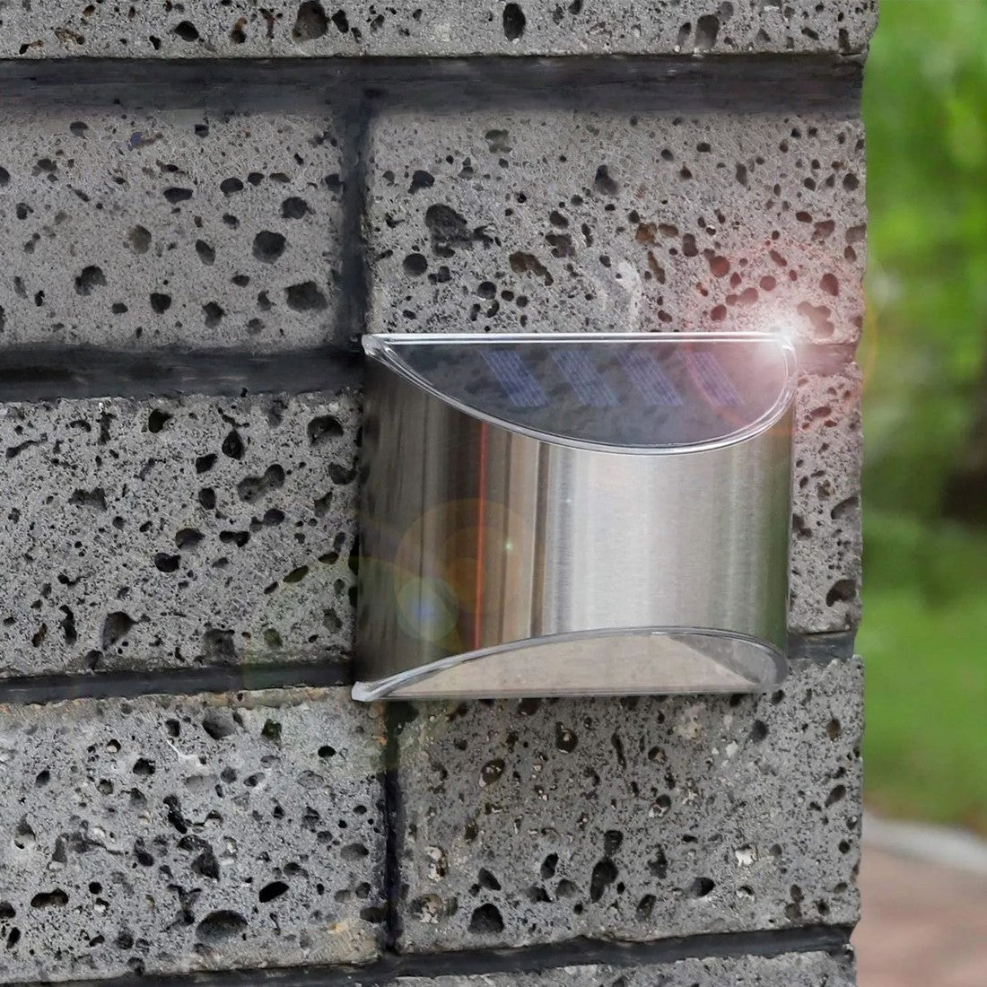 Illuminate Your Outdoors: 4-Pack Ultra Bright Solar LED Garden Wall Lights for Doors & Fences