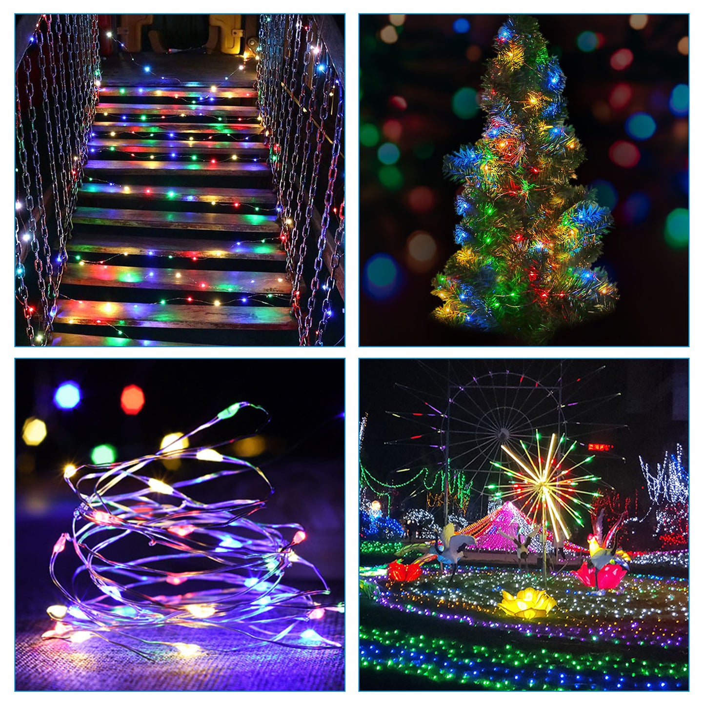 Illuminate Your Outdoor Events with Versatile Waterproof Solar String Lights - Perfect for Weddings, Parties, and Festivals!