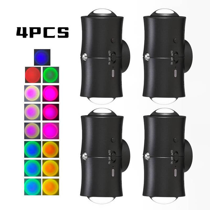 Rechargeable Motion Sensor Night Lights - 4-Pack for Effortless Illumination!