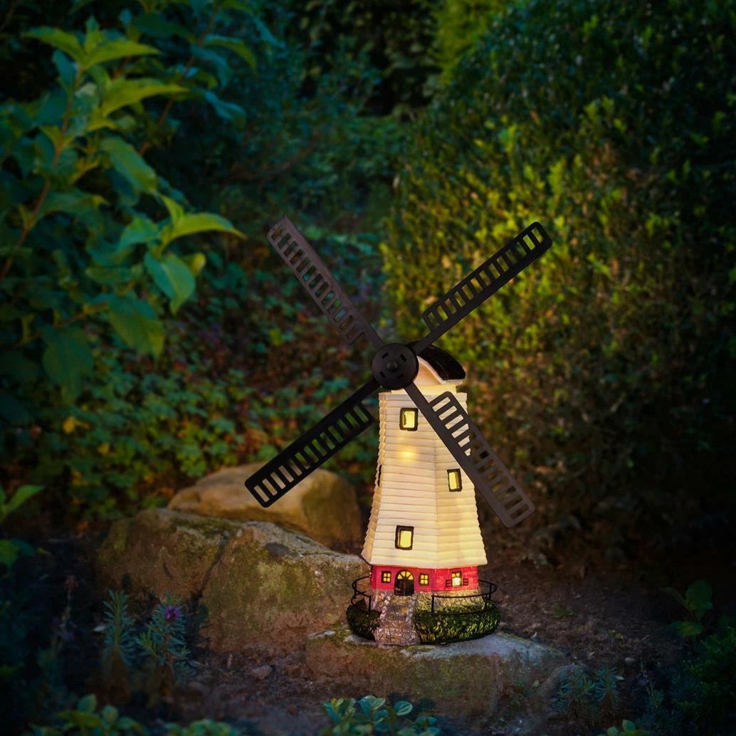 Transform Your Outdoor Space with Our Solar Windmill Light – Ideal for Gardens, Ponds, and Balconies!