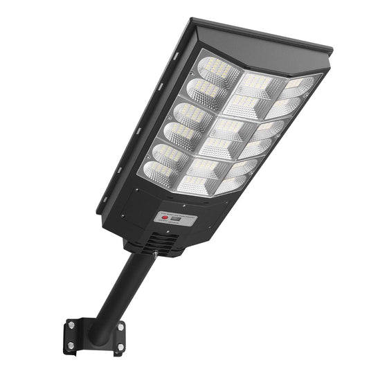 12000W Ultra-Bright Solar Street Light - 900000LM LED Flood Security Lamp with Motion Sensor, IP65 Waterproof for Driveways and Parking Lots, All-Weather Dusk to Dawn Outdoor Lighting