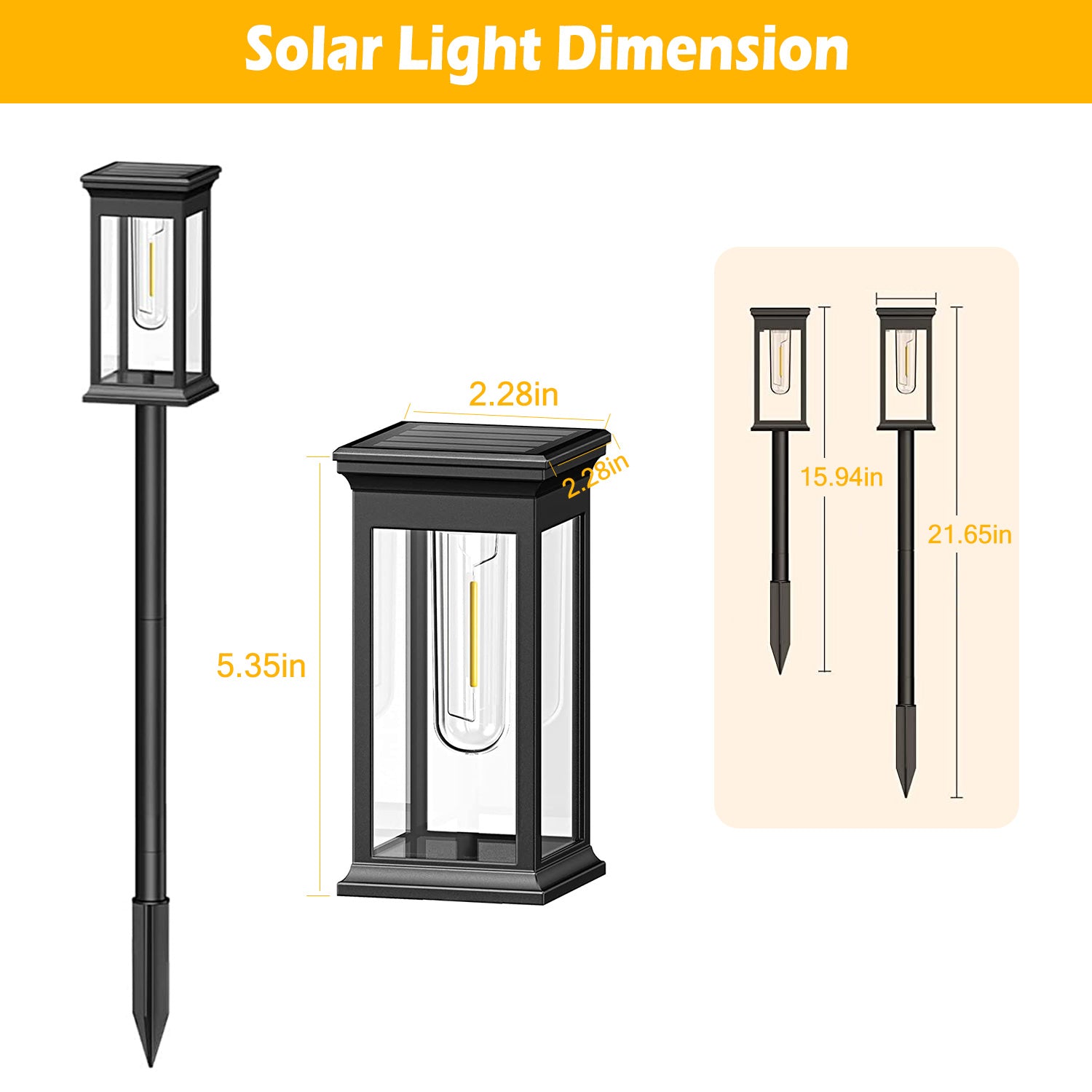 Transform Your Outdoor Space: 6-Pack Solar Waterproof Stake Lights for Pathway, Garden, and Patio