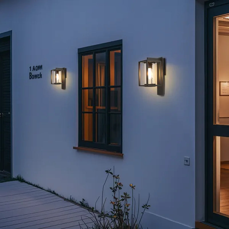Illuminate Your Outdoors: Smart Motion Sensor Wall Light - Durable Aluminum for All Night Protection