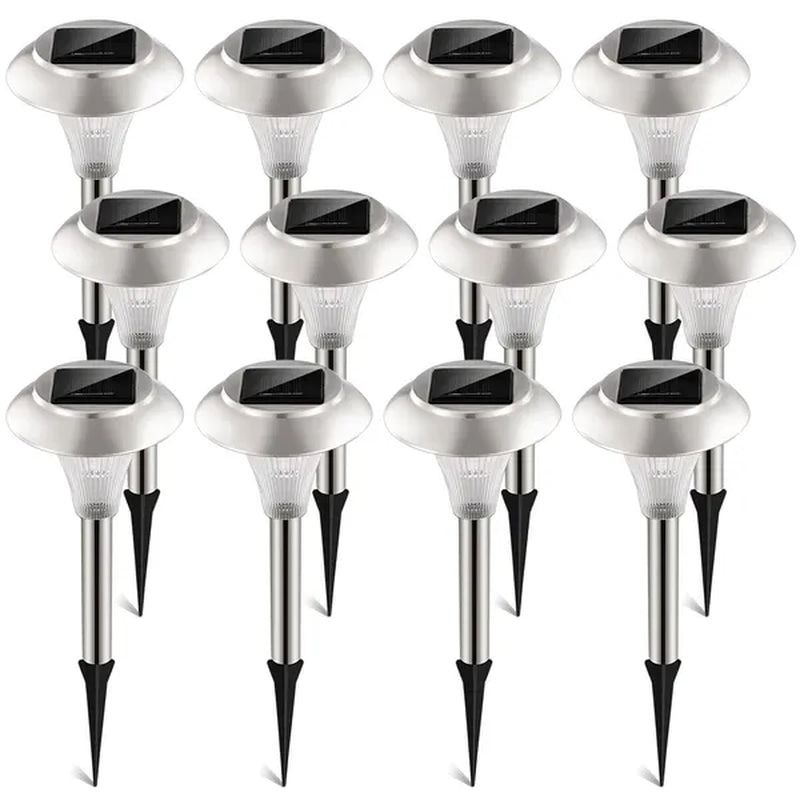 Vibrant 12-Pack Color Changing Solar Garden Lights - Waterproof Outdoor Pathway Lamps for Breathtaking Landscapes
